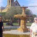 Tourists at Frere Hall, Karachi