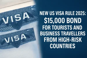 $15,000 Bond for Tourists and Business Travellers from High-Risk Countries
