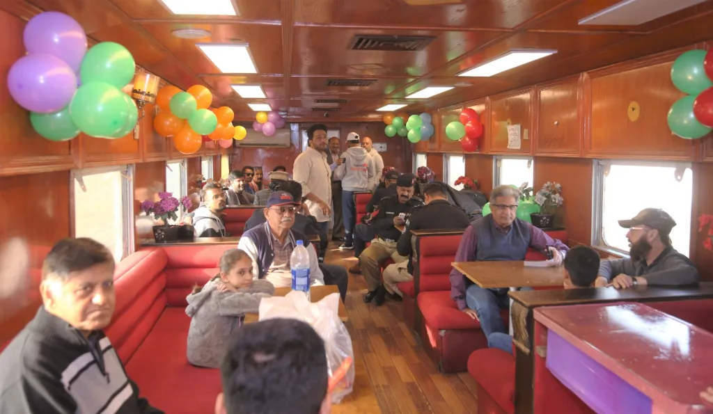 Dining Car Thar Desert Train Safari