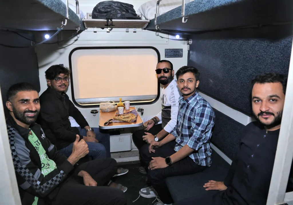 Guests onboard Thar Desert Train Safari 2025