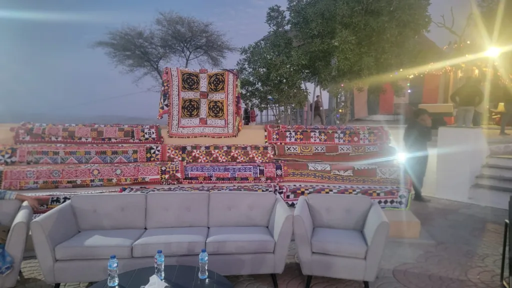 Ralli work at Thar Desert Train Safari